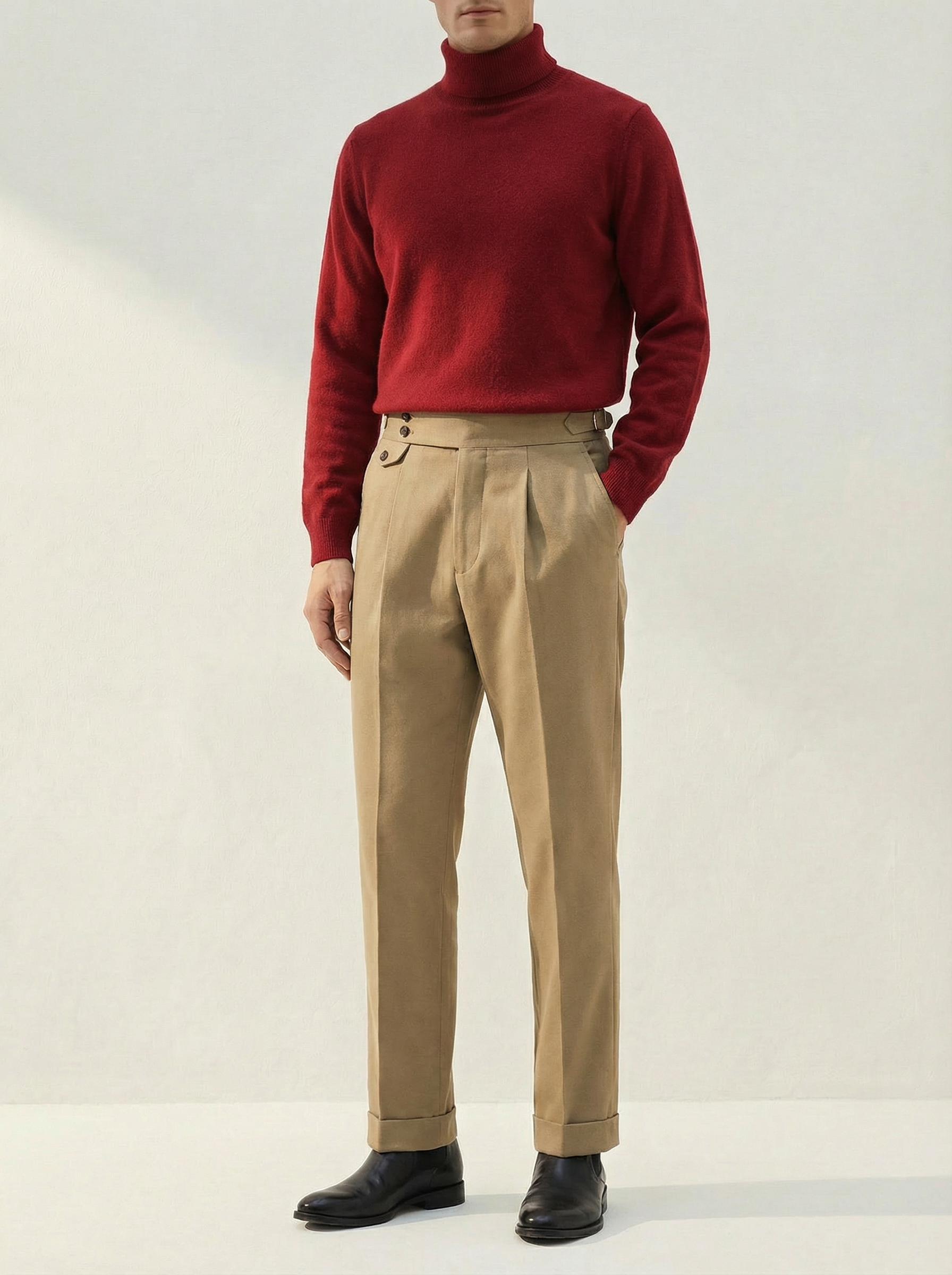 Hardy Minnis Eskdale Moleskin 鼹鼠皮高克重棉意式工艺裤装