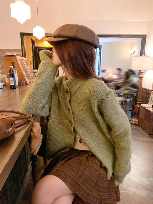 <曾小咸推荐>2.23现货秒杀 ！微信超特价！韩系复古牛角扣毛衣 日常209.99 立减120 秒杀89.99！！ 商品图13