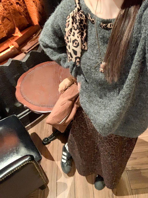 <曾小咸推荐>2.10现货秒杀 ！微信超特价！韩系复古豹纹半身裙 日常149.99 立减70 秒杀79.99！！ 商品图7