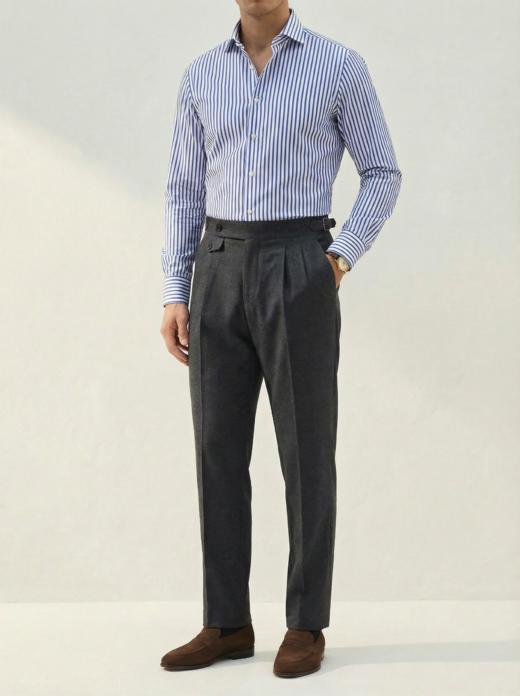 「55款可选」Hardy Minnis Fresco 强捻抗皱意式工艺裤装 商品图5