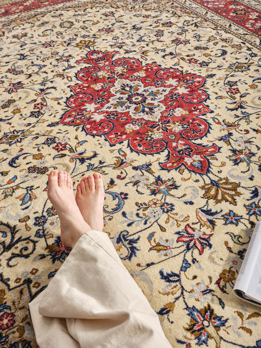 伽罗 JALO 伊朗进口手工编织CARPET风格羊毛地毯 商品图3