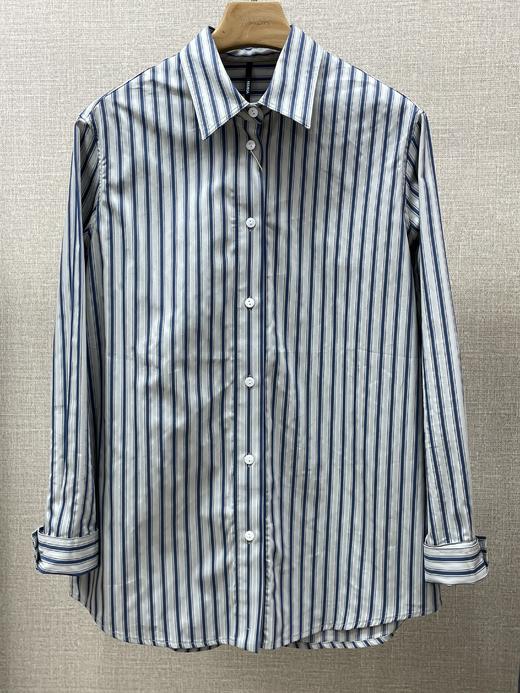 纯棉阔版休闲衬衣 商品图0