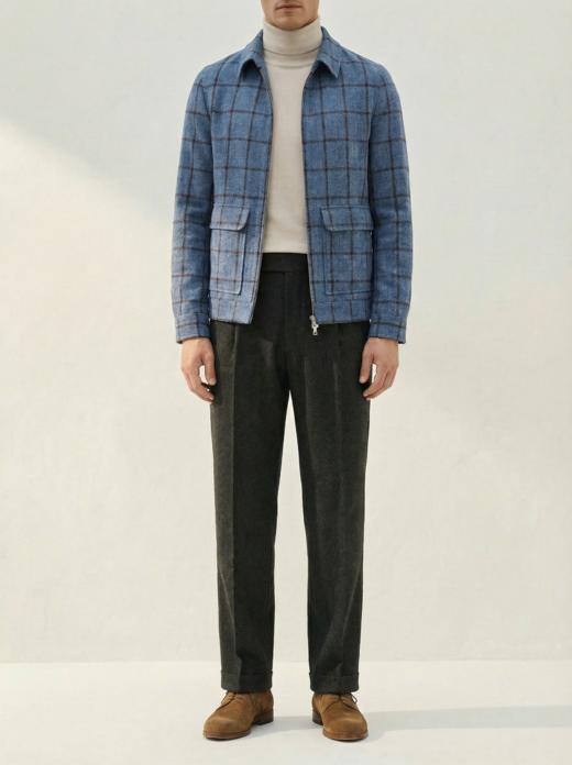 Hardy Minnis Flannel 450克英式法兰绒意式工艺裤装 商品图1