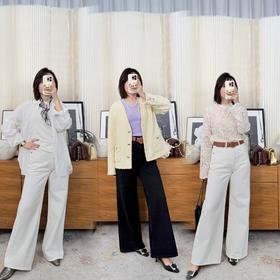 知己相逢 土耳其BOSSA高腰阔腿牛仔裤 梨型福音裤型 一米八大长腿既视感