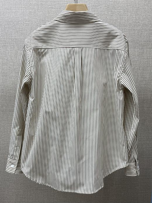 咖色休闲条纹衬衣 商品图5