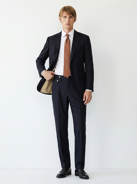 「40款可选」Reda ATTO Super 110's 防污不易皱全麻衬西装套装