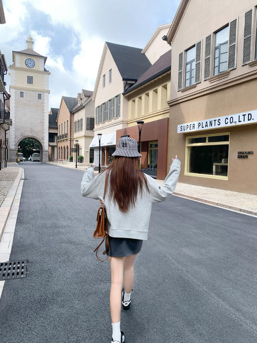 <曾小咸推荐>2.23现货秒杀 ！微信超特价！韩系刺绣v领卫衣 日常169.99 立减80 秒杀89.99！！ 商品图8