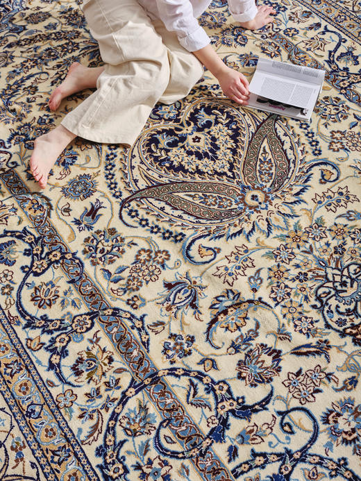 伽罗 JALO 伊朗进口手工编织CARPET风格羊毛地毯 商品图2