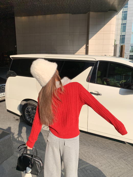 <曾小咸推荐> 2.27 现货秒杀 ！微信超特价！氛围感毛领毛衣 日常209.99 立减120 秒杀89.99！ 商品图5