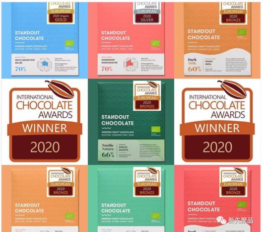 巧克力届金奖大满贯瑞典Standout！全球7大产区极致纯粹巧克力 超好吃！ 商品图5