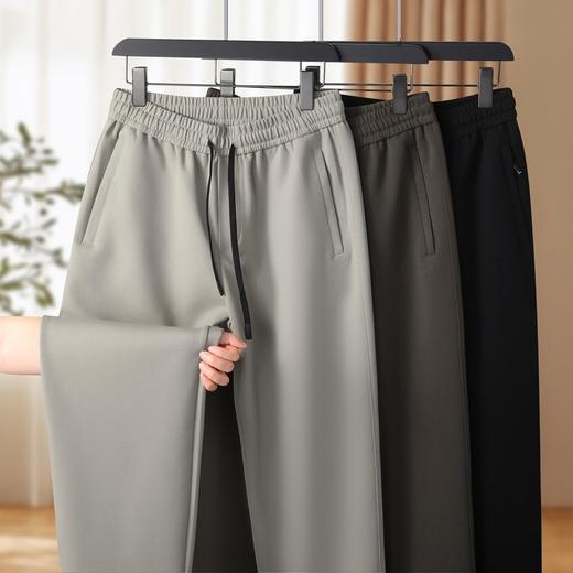 【DSF】大依优型大码男装春秋直筒休闲长裤运动商务百搭棉质松紧腰长裤 商品图5