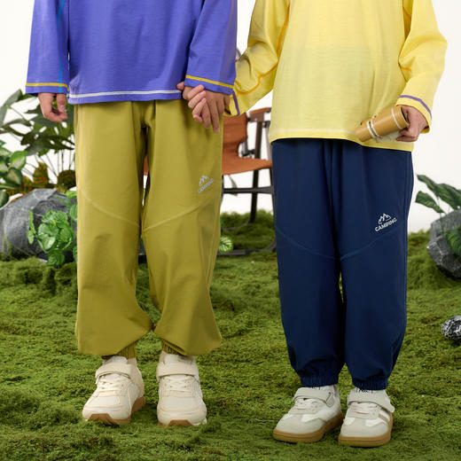 棉花堂春款触肤凉感轻户外童装梭织长裤-FD61095 商品图7