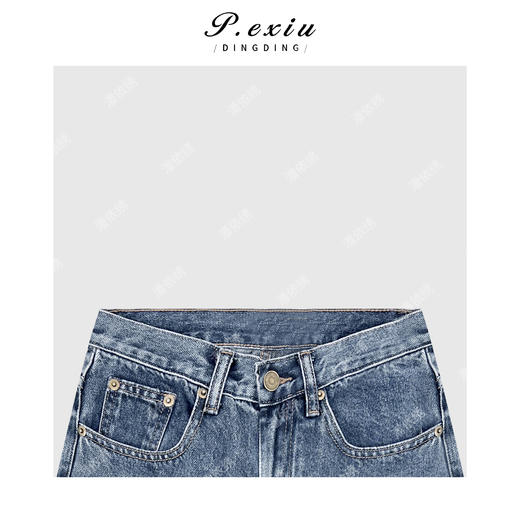 04-3潘依绣丁丁宠粉时尚休闲简约百搭9分裤Q86732 商品图2