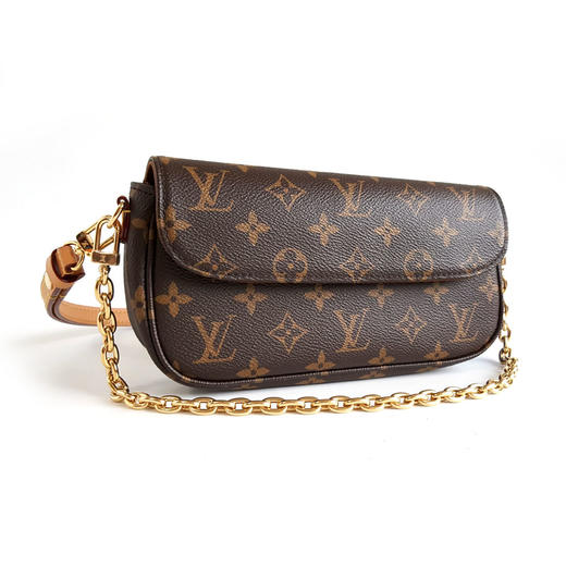 【98新】LV路易威登M81911棕色老花IVY腋下包链条包单肩包女士310126AK04 商品图2