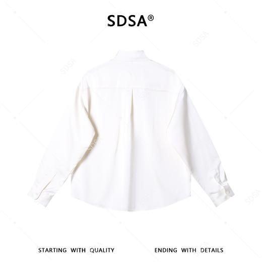 26CS38SDSA男装2026新款高贵轻奢韩版简约纯色立领长袖衬衫休闲百搭衬衣 商品图5