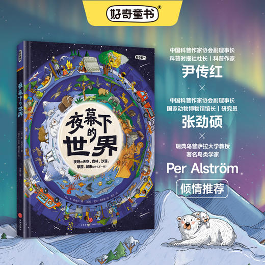 《夜幕下的世界》精装一册  5-15岁  涉及天文、自然、地理、人文等多个学科 为孩子提供多元化知识输入  一本超全面的夜晚世界的科普绘本 商品图1