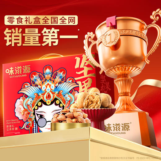 【年货好礼❗️国潮坚果礼盒】果香气四溢，年味十足，幸福满满！坚果炒货干果夏威夷果开心果休闲零食，马年新年送礼好物年货礼盒L-d 商品图6