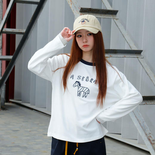 柔软亲肤百搭长袖T恤-纪念日百货门店同款169493357 商品图0