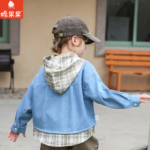 棉果果春季新品男梭织上衣牛仔外套M112150226145 商品图2