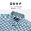 德鲨鲨鱼短袖格子衬衫男2026夏新款休闲打底上衣男装衬衣 商品缩略图3