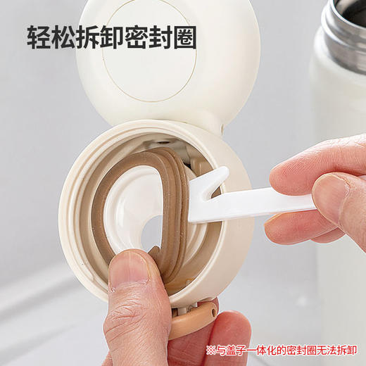 日本MAMEITA进口保温杯盖缝隙清洁刷饭盒胶圈细缝奶瓶刷奶嘴刷 WHJC 商品图1