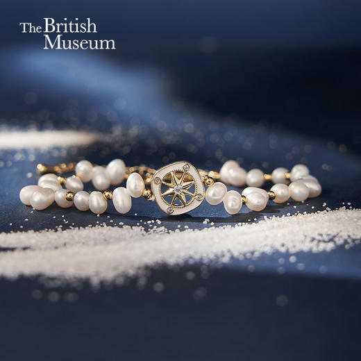 大英博物馆欧洲文化艺术系列星月珍珠手链 商品图0