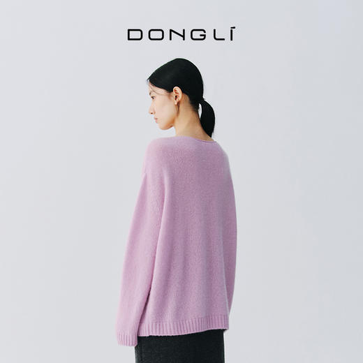 东黎 • 复苏的呼吸 绒丝柔软亲肤圆领套衫 6020 商品图6