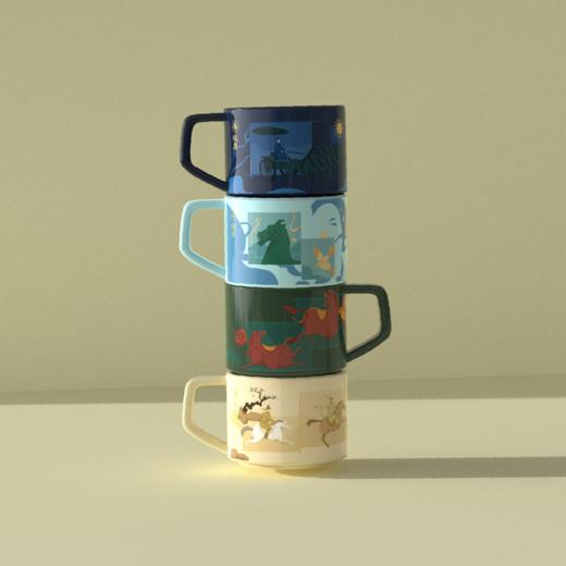 驷马平川咖啡杯套组 商品图3