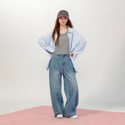 休闲百搭背心衬衫两件套-纪念日百货门店同款169494430 商品图3