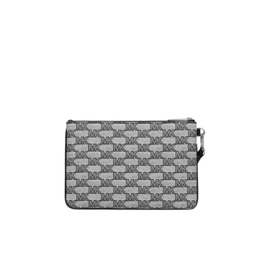 【品牌】 MK  Jet Set Item 大号印花金属链条手拿包黑色 商品图4