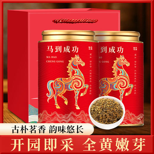 【粉丝专属❗️马到成功茶叶礼盒】每一口都是满满的茶香，肉桂红茶叶普洱茶陈皮白茶乌龙茶叶，马年新年送礼好物年货礼盒L 商品图1