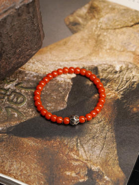 老型南红简约手串