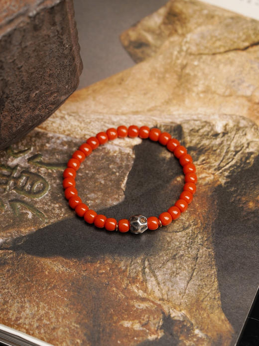 老型南红简约手串 商品图0