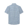 德鲨鲨鱼男士短袖衬衫2026夏季新款格子上衣男装休闲衬衣 商品缩略图1