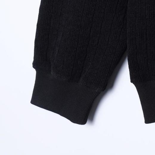 SDSA男装2026新款高贵轻奢韩版简约暗纹半纽扣连帽卫衣百搭时尚 商品图3