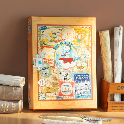 1008片 平面塑料拼图 U1229 史努比的环球冒险【Showpiece L】 商品图2