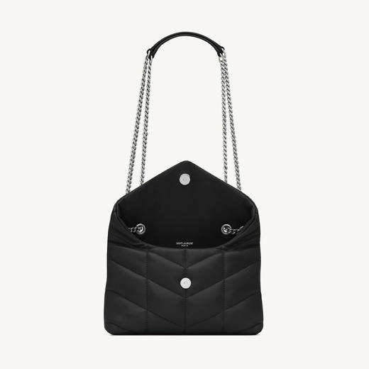 SAINT LAURENT 圣罗兰 女士迷你版经典LOULOU puffer单肩包 黑色 759337 1EL00 1000 商品图3