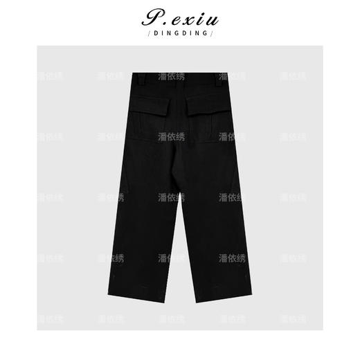 04-3潘依绣丁丁宠粉设计感口袋时尚休闲工装裤Q18947 商品图1