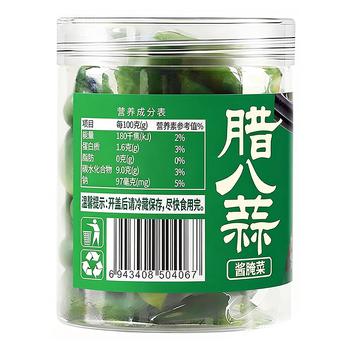 万兴姜老大新鲜腊八蒜糖醋蒜绿蒜醋泡蒜糖蒜头密封罐山东特产正宗400g*4罐 /粮油调味 /调味品 /榨菜/酱腌菜 商品图4