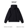 SDSA男装2026新款高贵轻奢简约时尚泼墨褶皱纽扣连帽卫衣百搭时尚 商品缩略图4