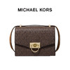 【品牌】MK Hendrix 超小号老花印花翻盖单肩斜挎女包深棕/橡果棕 商品缩略图0
