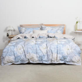 暖绒数码四件套-繁花凉熙（蓝）