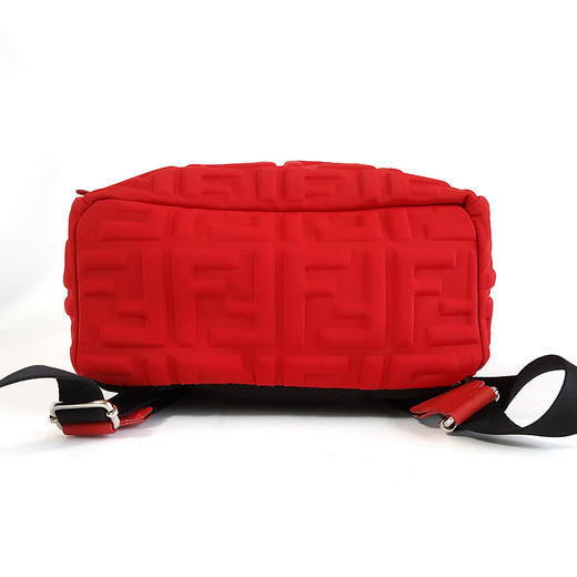【闲置】FENDI芬迪8BZ040红色尼龙logo压印双肩包儿童款中性款260126NJS31 商品图5