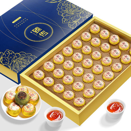 【粉丝专属❗️小青柑茶叶礼盒装】自然生晒回味甘甜，过节送礼，勐海熟茶生晒新会正宗云南宫廷普洱陈皮300gL 商品图4