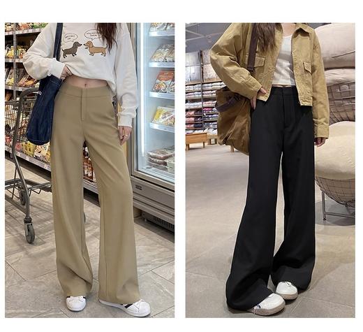 【喵小仟  钛金棉横口袋直筒裤/直筒裤】三个规格可选 不同身高都适配 搭配神器 开春必备 商品图3