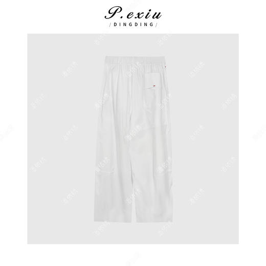 04-3潘依绣丁丁宠粉100%棉休闲百搭弯刀松紧腰休闲裤 T2503 商品图1