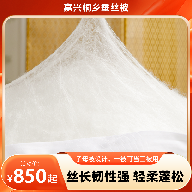 【分销】【桐乡蚕缘蚕丝被】桑蚕丝（长丝） 蚕丝被国标起草单位，真正源头厂家直发，有内衬和手提袋， 结婚陪嫁置办新被推荐