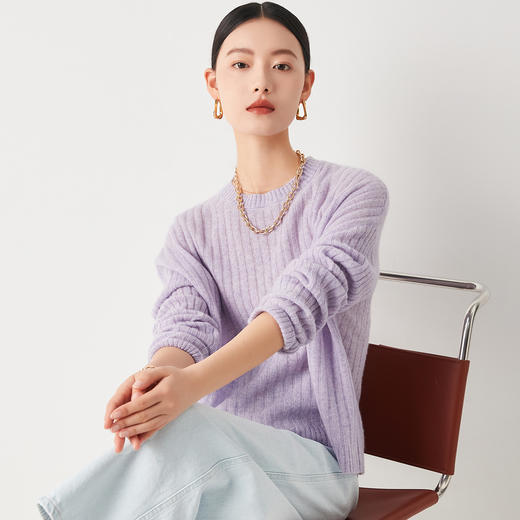 PALUOPO/PL圆领女衫ET22339R-B//约重180g帕罗 商品图7
