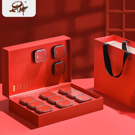 【粉丝专属❗️祁门茶叶礼盒】选品质原料，红茶条索纤细紧秀有光泽，颜色鲜褐乌润，完整俊秀，香气高长，马年新年送礼好物年货礼盒L 商品图0