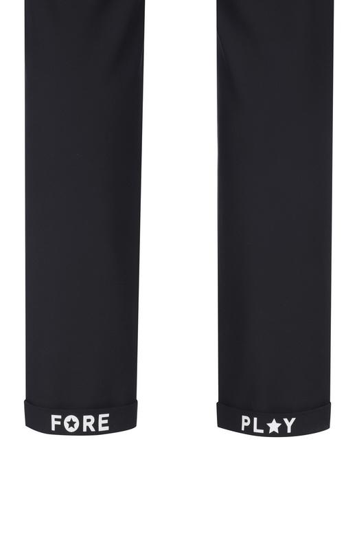 G家春夏女士九分长裤，腿长两米八的春夏长裤推荐！因为裤型实在太好了，又遮胯又修腿型！黑白经典色，整个就是一个又瘦又高又有气质的感觉拿捏！很好驾驭，简约大方低调又有设计小细节！ 商品图5